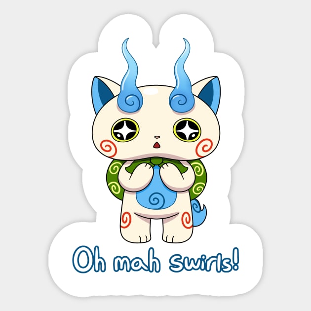 Yo-kai Watch Komasan Sticker by Fluffstuff